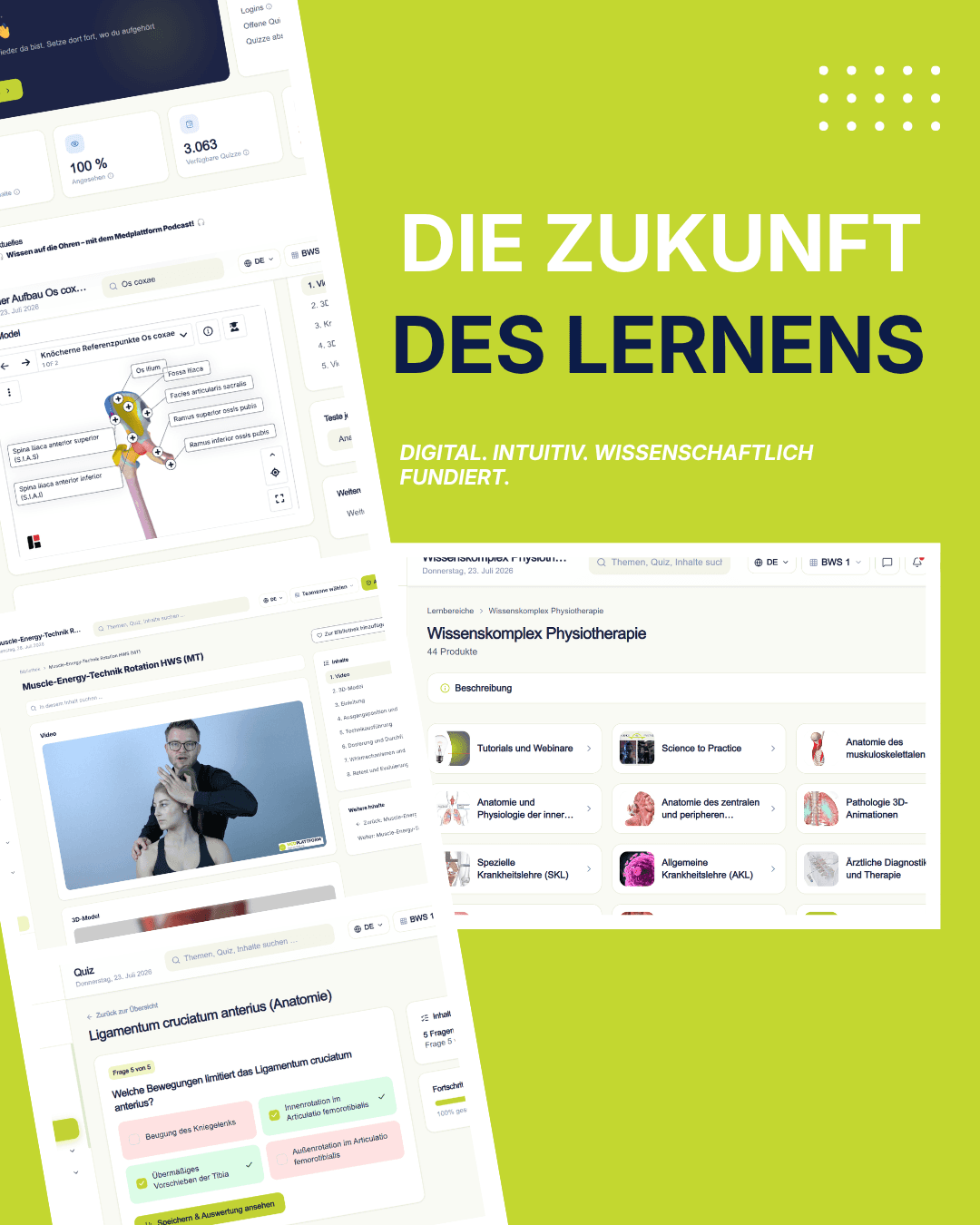 Medizinisch-therapeutisches Wissen.